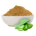 DIY hair care preparation with aloe vera powder