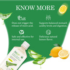AloeCure lemon flavor aloe juice product packaging