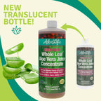 Aloe Life Cherry Berry supplement facts and organic certification details