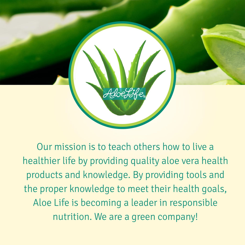 Aloe Life Cherry Berry digestive support juice directions and storage details