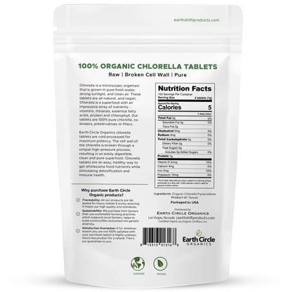 Earth Circle Organics green algae superfood supplement pouch