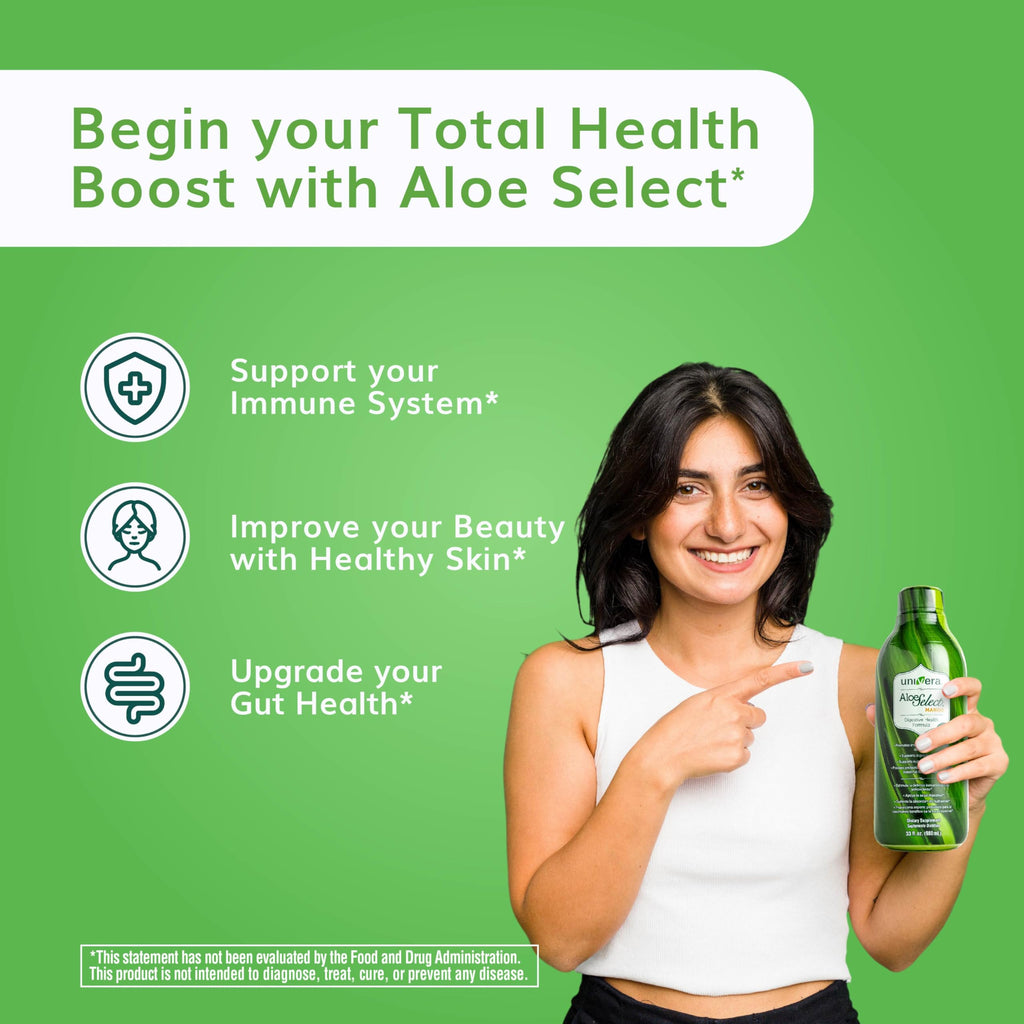 Premium USA imported Univera aloe vera juice bottle packaging