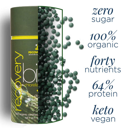 Energybits natural plant based green algae supplement canister