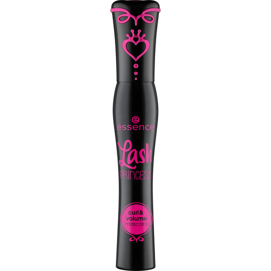 Essence Lash Princess Mascara close up of the pink and black tube design