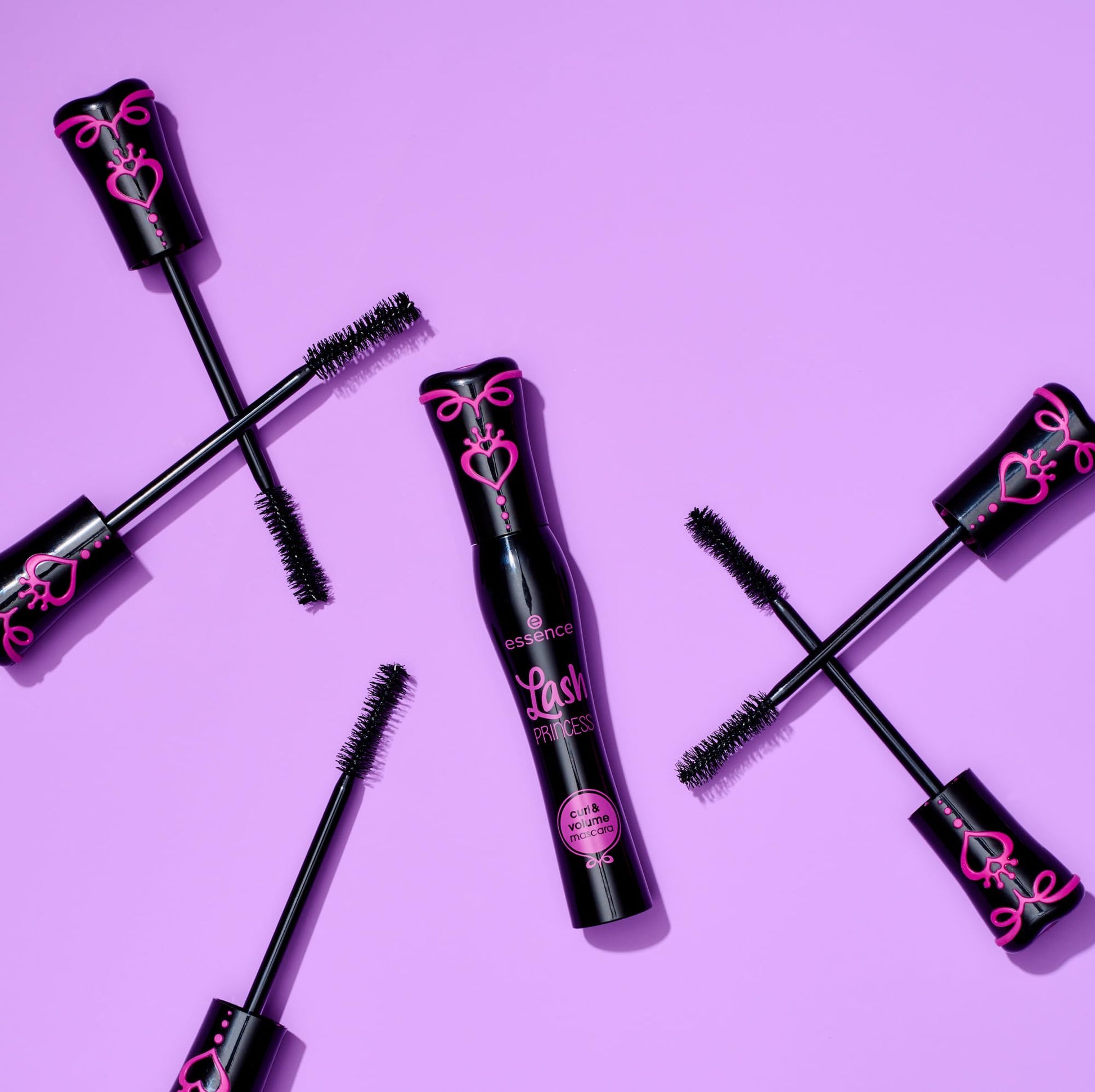 Essence Cosmetics Lash Princess Curl and Volume Mascara lifestyle product shot