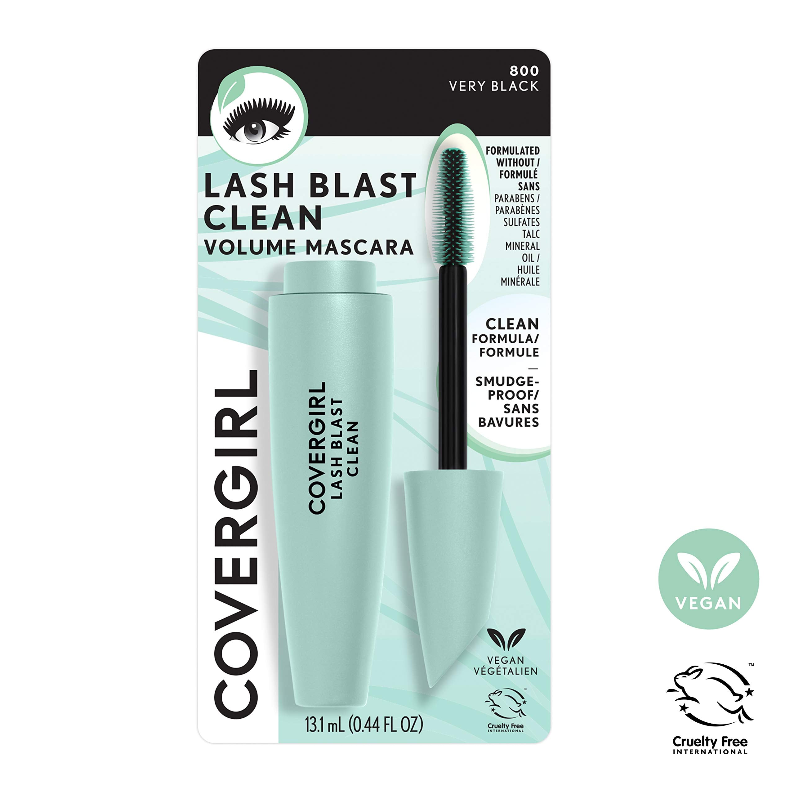 CoverGirl clean volume mascara close up of applicator brush