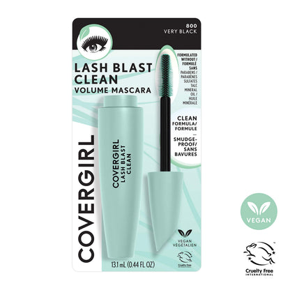 CoverGirl clean volume mascara close up of applicator brush