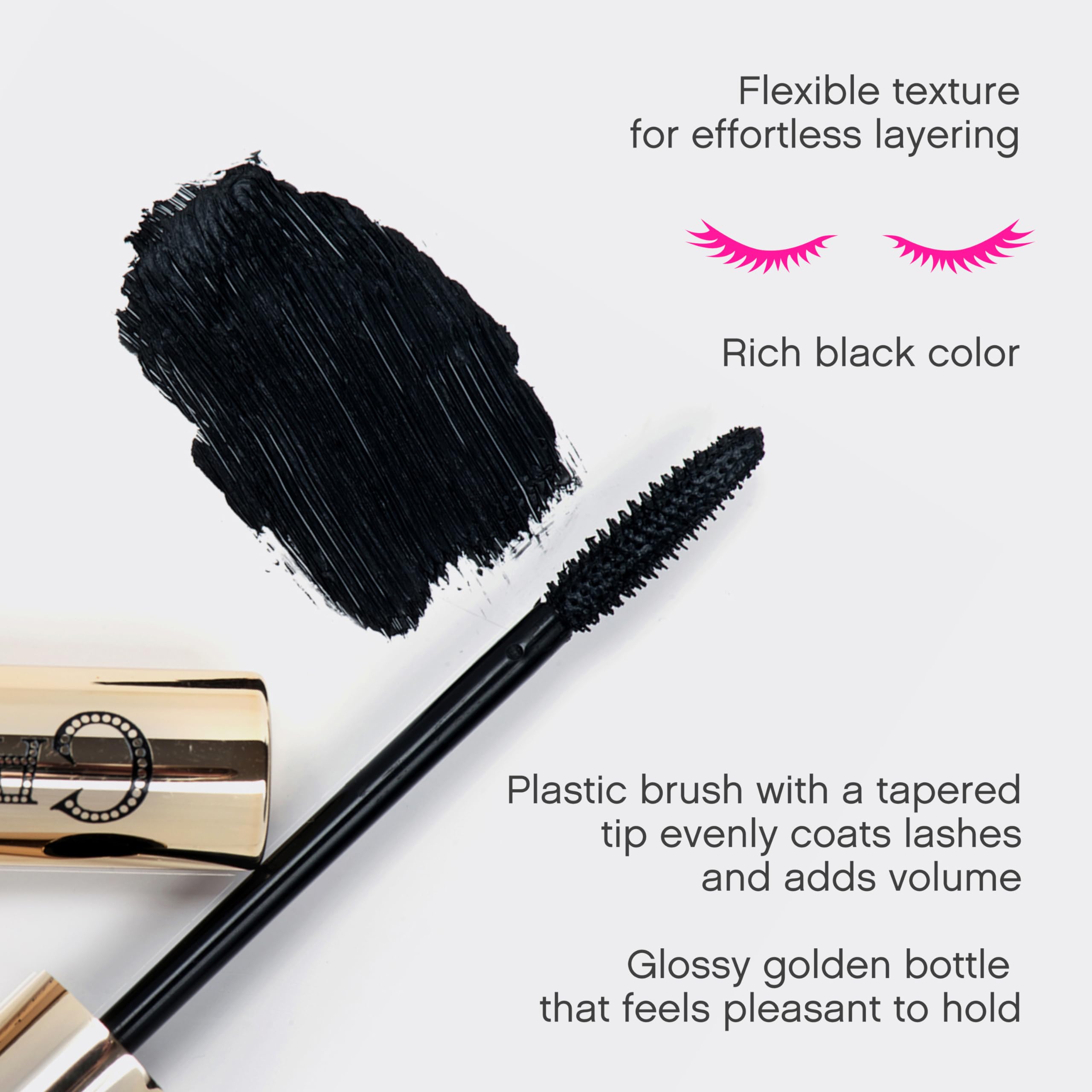 Vivienne Sabo Cabaret Premiere 01 Black Mascara box packaging and golden tube