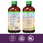 Close up of Lily of the Desert Aloe Vera Gel label details