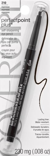 CoverGirl Perfect Point Plus mechanical brown eye pencil showing the micro fine tip