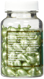 A single twisted open Nu-Health topical facial serum capsule displaying the smooth hydrating oil complex.