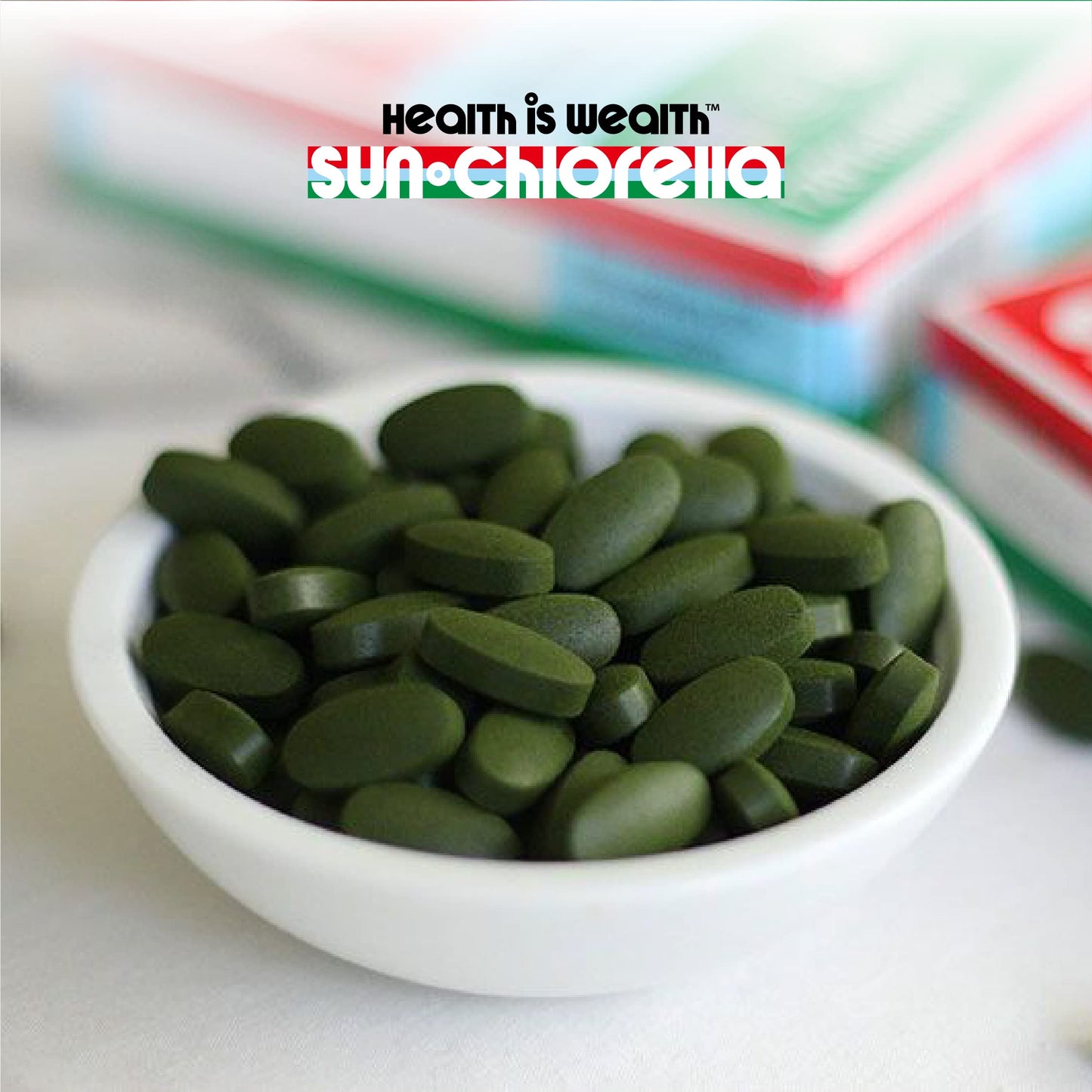 Sun Chlorella imported health supplement packaging