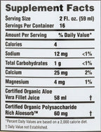 Lily Of The Desert Aloe Vera Juice 32 Fluid Ounce bottle label details