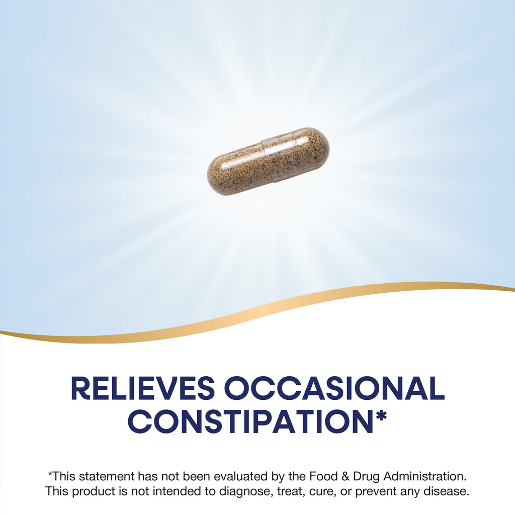 Nature's Way Aloelax herbal supplement bottle displaying ingredient list and 275 mg proprietary blend details
