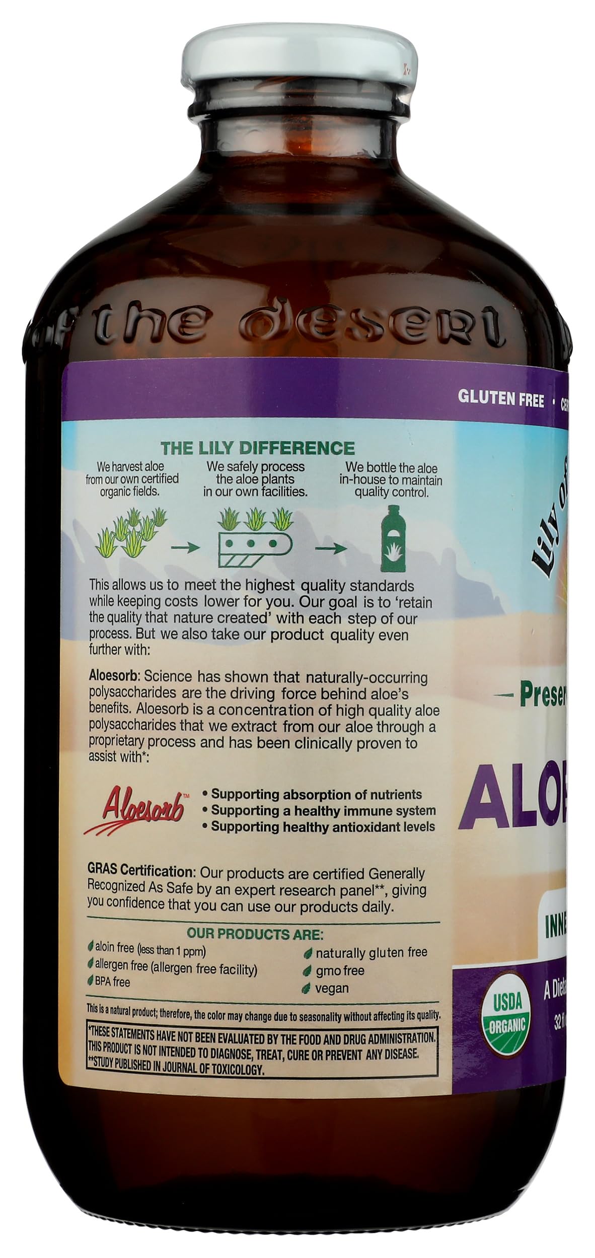 Authentic USA imported aloe vera juice for digestion