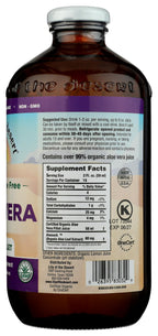 Lily Of The Desert aloe vera drink 32 fluid ounce bottle top