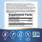 Authentic imported bottle of Nature's Way Cape Aloe and fennel seed capsules for bloating reduction