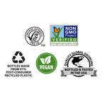 Nature's Way natural laxative product packaging layout highlighting the authentic USA imported seal
