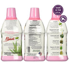Lily of the Desert aloe vera juice with herbal blend label