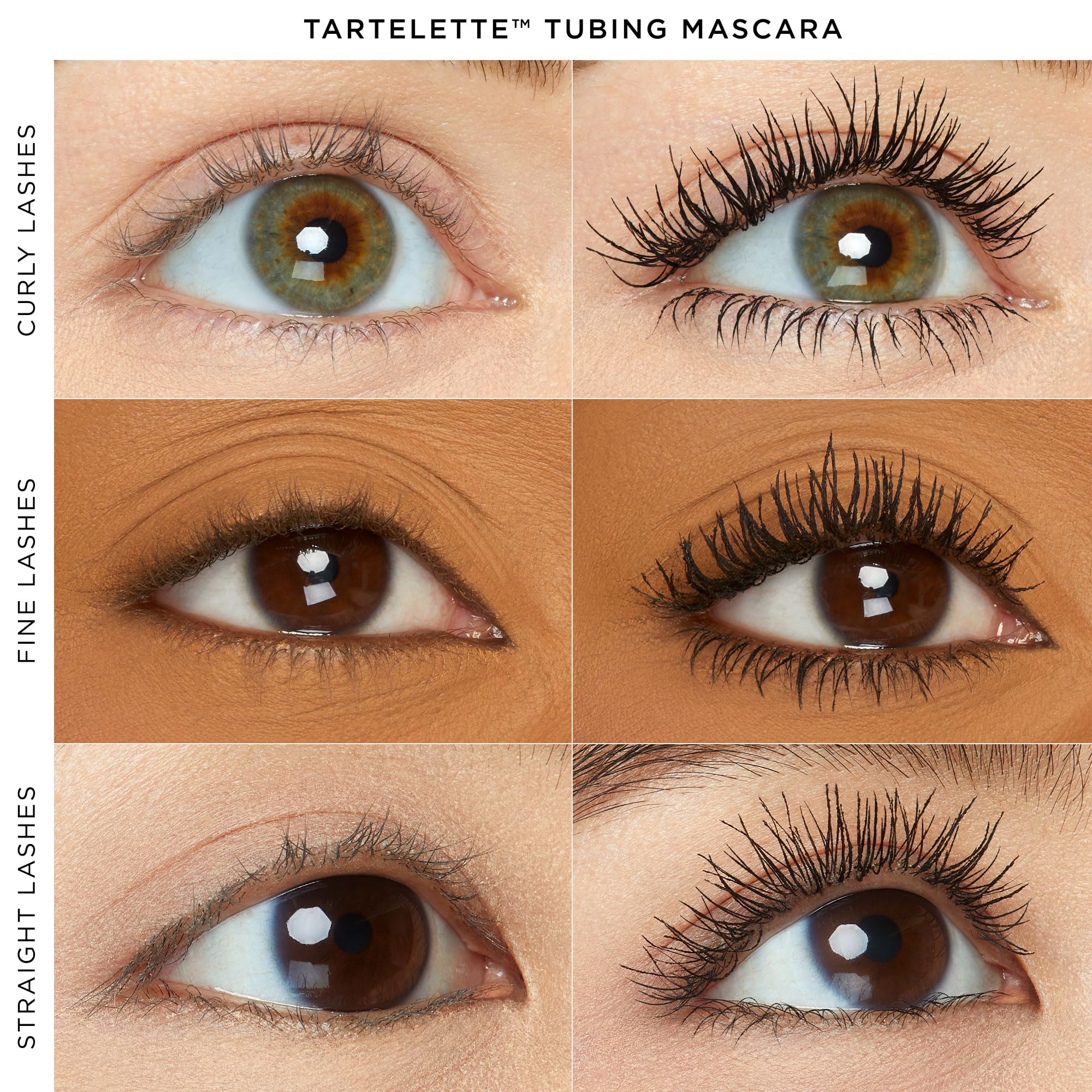 Tartelette micro-tubing black mascara lash extension results before and after