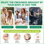 QAJCCXM Aebefbaw herbal odor defense capsules showcasing clean gluten free supplement facts for gut health