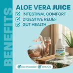Land Art 99.7 percent pure aloe vera juice bottle packaging