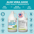 Premium imported USA aloe vera juice bottle design