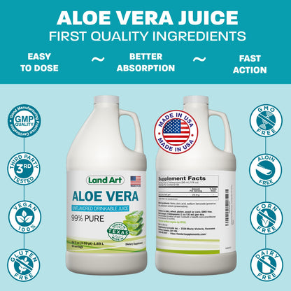 Premium imported USA aloe vera juice bottle design