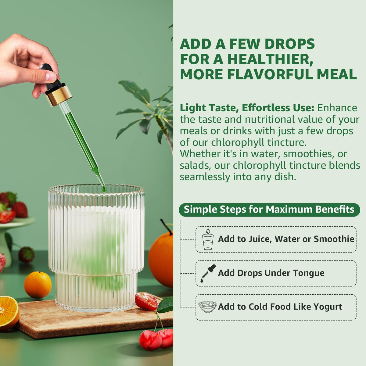 Nutritional facts panel on the authentic LILICARE liposomal liquid bottle.