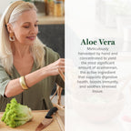 Global Healing Center aloe supplement bottle side view