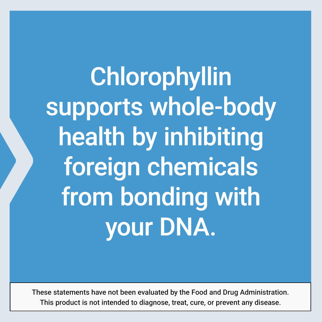 Gluten free and non GMO Life Extension Chlorophyllin 100 capsules seal verification