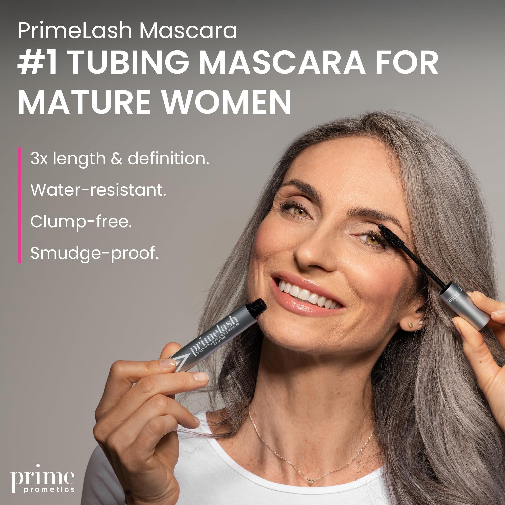 Hypoallergenic black mascara for older women bottle