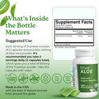 NatureCity True-Aloe bottle with 80,000mg potency label