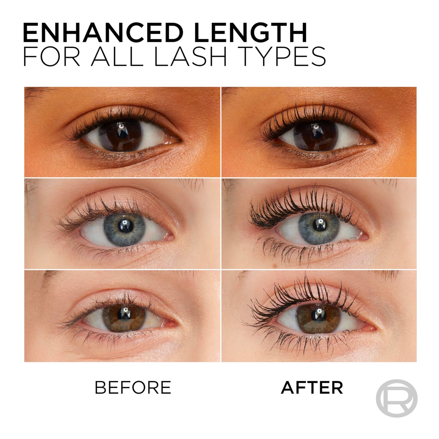 L’Oreal Telescopic Mascara gold tube packaging