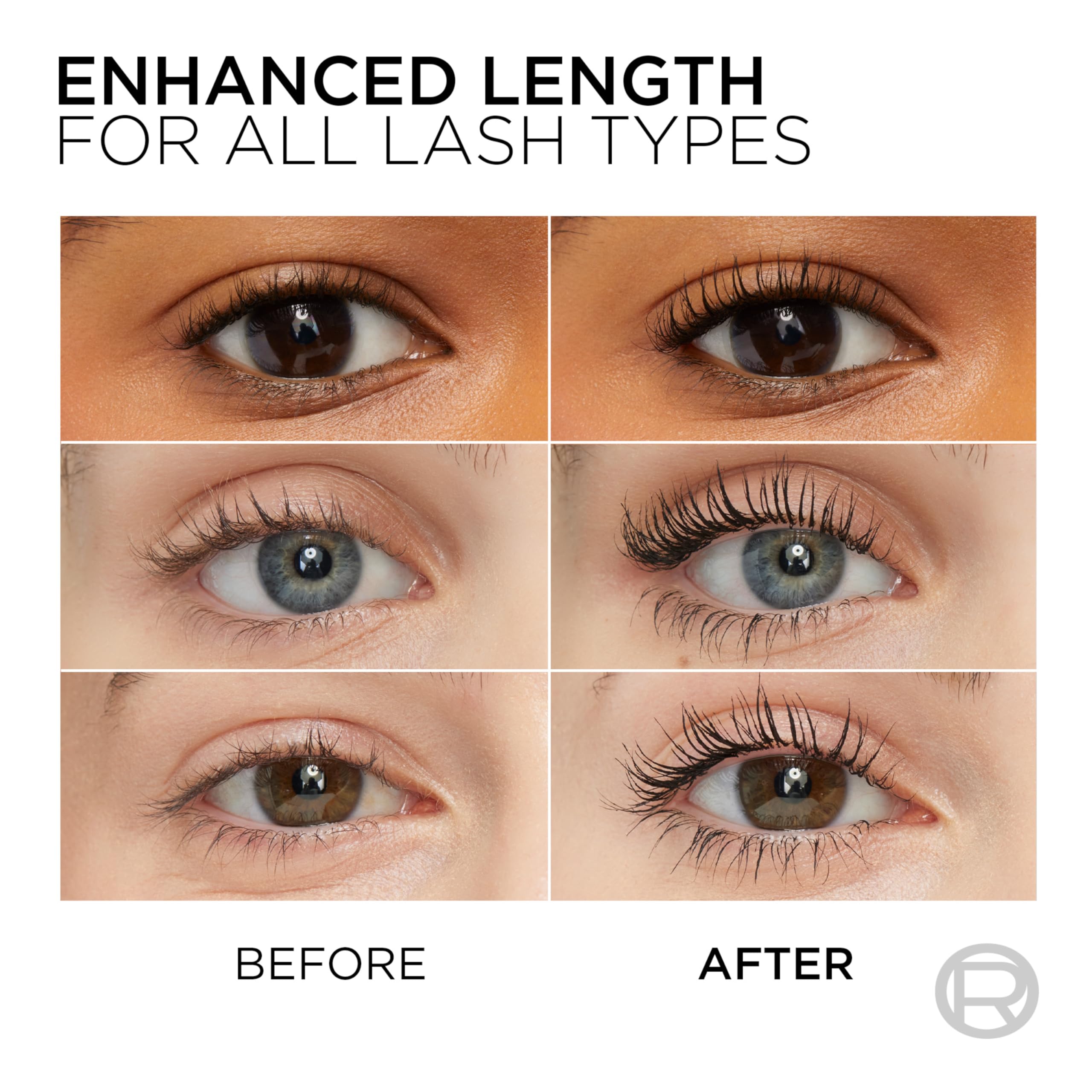L’Oreal Telescopic Mascara gold tube packaging