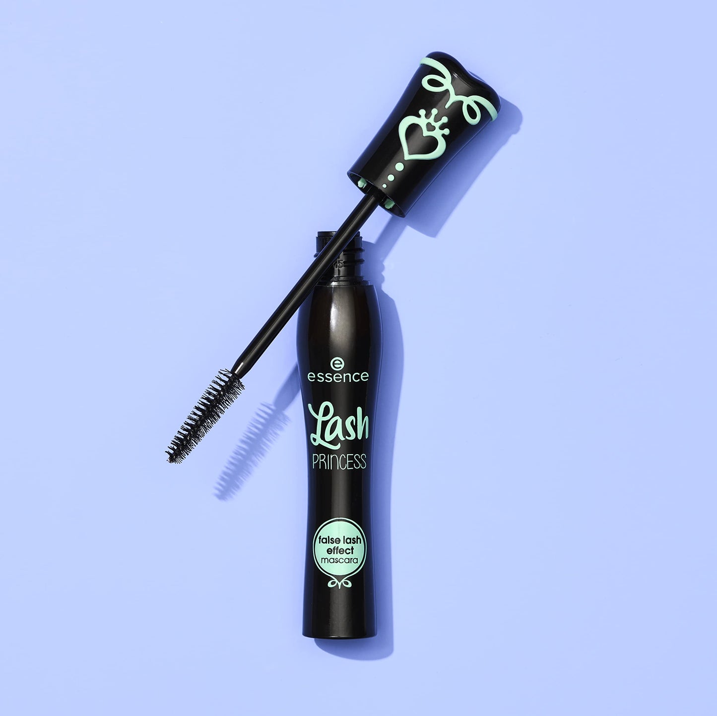 Imported USA beauty favorite Essence Lash Princess mascara container standing upright