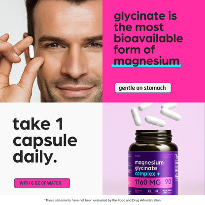 Thinbi magnesium glycinate complex bottle ingredients list