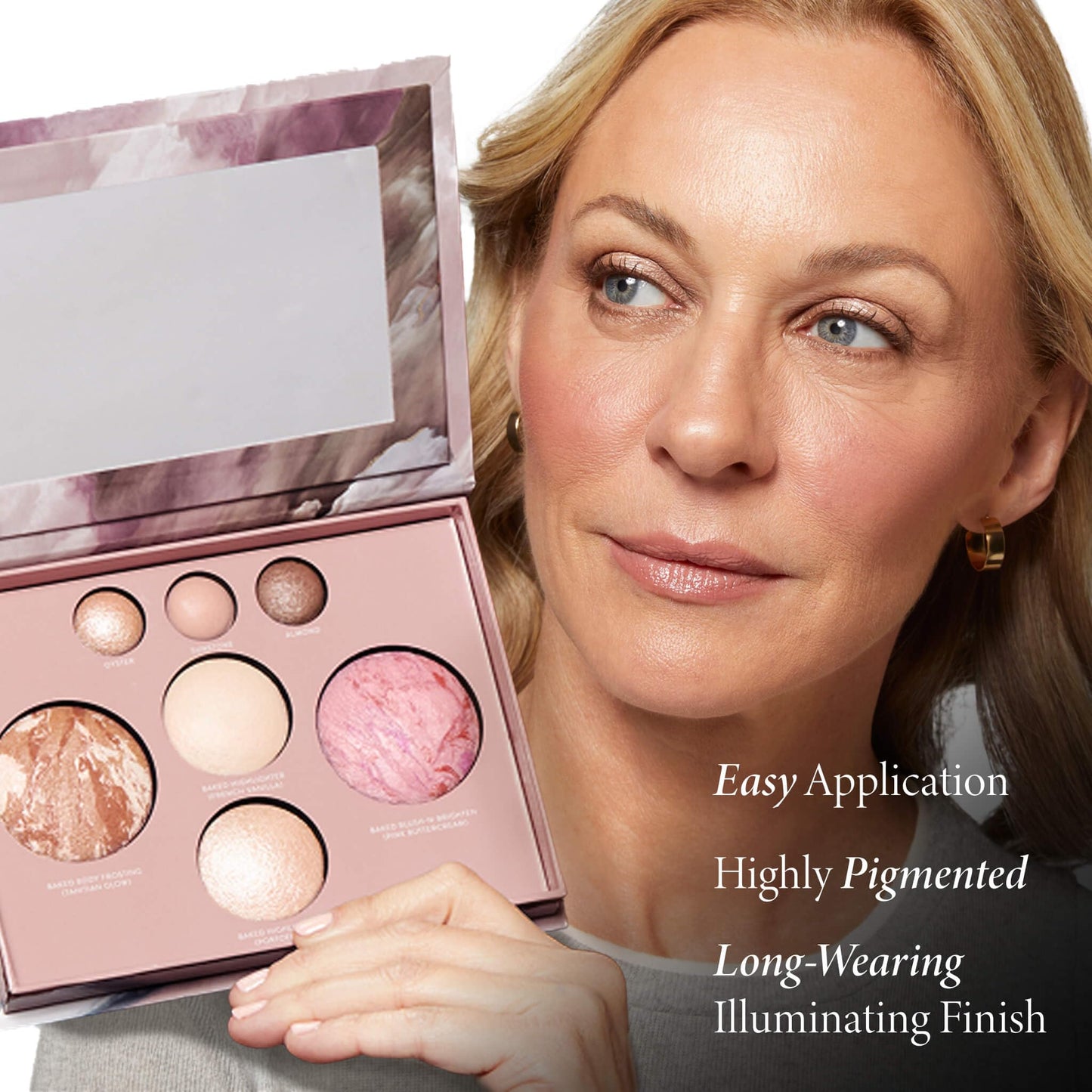 Laura Geller New York branded makeup palette packaging