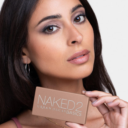 Professional makeup look using Urban Decay Naked 2 Basics