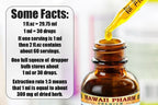 Back label of Hawaii Pharm Chuan Xin Lian herbal supplement showing dosage guidelines and safety warnings