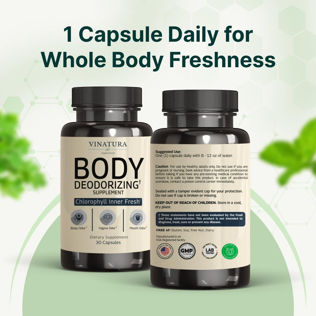 Packaging view of VINATURA dietary supplement illustrating the compact bottle size ideal for daily usage.