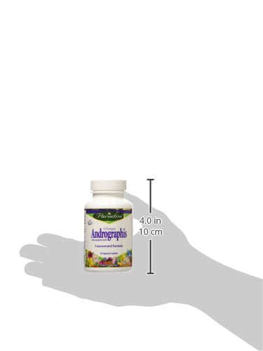 Paradise Herbs Andrographis with Synergistic Herbs supplement facts panel showing pure ingredients