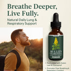 Ethale mullein chlorophyll liquid tincture 60 milliliter container label