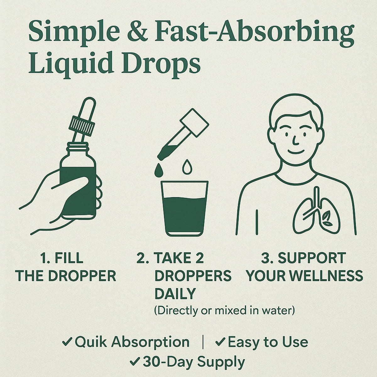 Ethale natural plant based lung purification drops ingredient view
