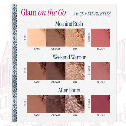Laura Geller New York branding on the exterior of the palette trio