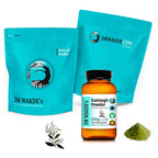 Dr Wakdes Kalmegh Powder 100 grams packaging showing ingredient facts and purity markers