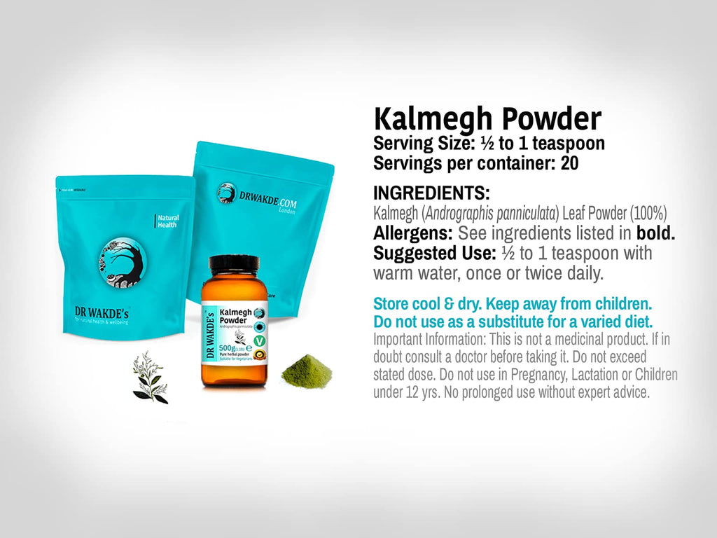 Authentic imported Dr Wakdes herbal powder bottle on a clean background for daily wellness