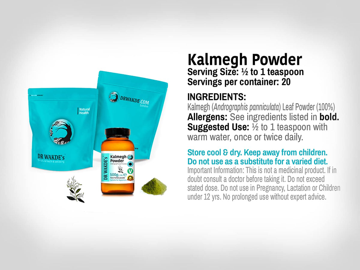 Authentic imported Dr Wakdes herbal powder bottle on a clean background for daily wellness