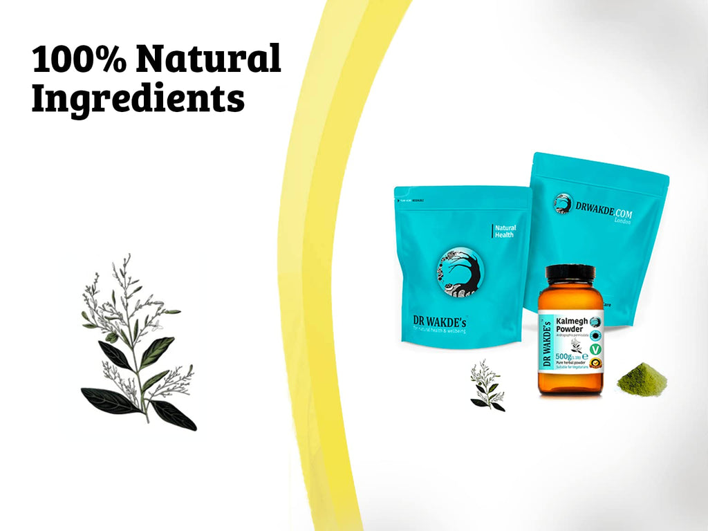 Dr Wakdes Andrographis Paniculata premium grade raw herbal leaf powder for immunity