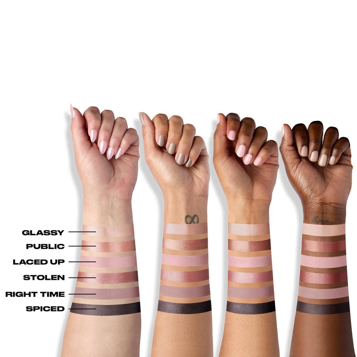 Urban Decay Naked 3 Mini Eyeshadow Palette mirror and pan layout